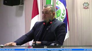  20ª SESSÃO ORDINÁRIA DA CÂMARA MUNICIPAL DE MAUÉS - 2