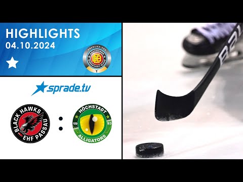 04.10.2024 - Highlights - EHF Passau Black Hawks vs. Höchstadter EC