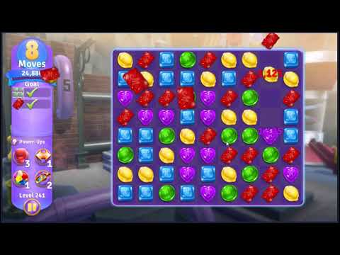 Willy Wonkas Sweet Adventure Level 241 - NO BOOSTERS 🍫 | SKILLGAMING ✔️