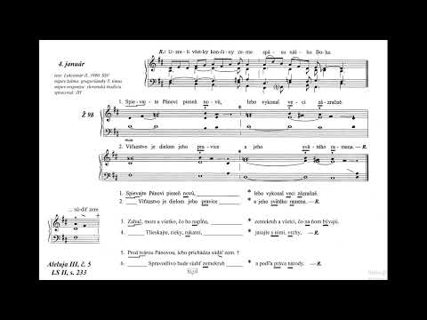 Žalm 98 - 4. január -"Uzreli všetky končiny zeme spásu nášho Boha"