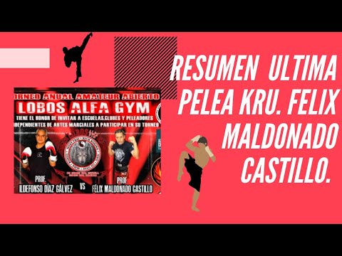 Homenaje y ultima pelea Kru Félix Maldonado Castillo.