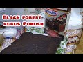 BLACK FOREST CUMA 3 BAHAN Resep Black Forest Kukus Pondan