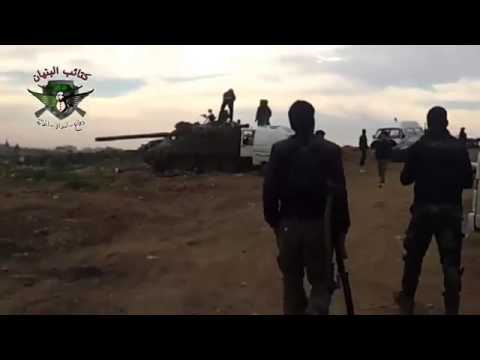 جولة بعد السيطرة على سرية الهجانة في تل شهاب في محافظة درعا