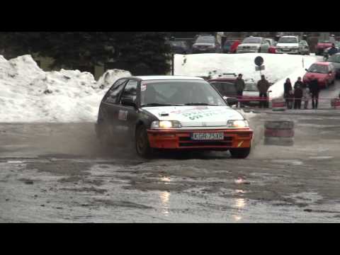 Jarosław Hajduk / Stanisław Wroński - Honda Civic - KJS Superoes Gorlice 2013-02-24