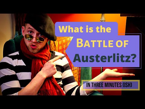 The battle of Austerlitz in 3 minutes (ish) Napoleon's greatest victory, 1805.