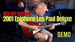 Video thumbnail for 2001 Epiphone Les Paul Deluxe #U010430028 by James Hood Guitar