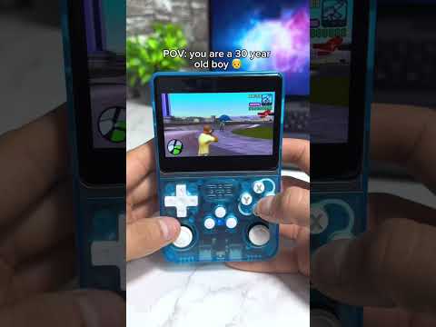 Play retro games anywhere #r36s #retrogaming #gaming #nintendo #console #ps5 #psp #gameboy #shorts