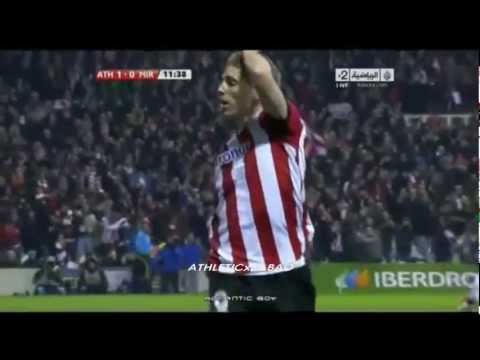 Athletic Bilbao 6 Vs Mirandes 2 : Goles Resumen ( Copa del Rey ) 2012 Semifinal - San Mames