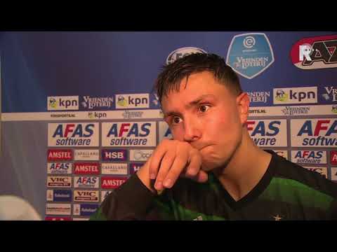 Steven Berghuis na de overwinning op AZ