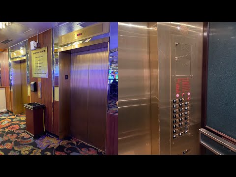 Haughton (mb ThyssenKrupp) Traction elevators @ Four Queens, North Tower - Las Vegas, NV