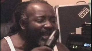 Freddie McGregor voicing for Chant Down at Big Ship studios 2003