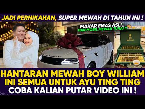 GOOD NEWS!! AYU TING TING'S WEDDING WITH BOY WILLIAM WAS HELD IN A VERY LUXURIOUS FESTIVAL