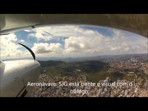 Comunicação com o controle de tráfego aéreo, fraseologia - legendado