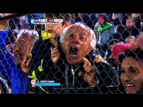 Gol de Toranzo. Huracán 1 - San Lorenzo 0. Fecha 24. Primera División 2015. FPT.