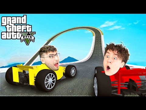 THE CRAZIEST TRACK! ROMAN vs. LARS!! - GTA 5