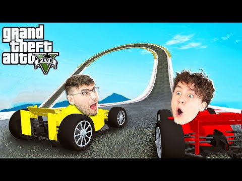 DIE VERRÜCKTESTE STRECKE! ROMAN gegen LARS!! - GTA 5