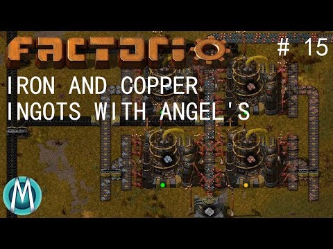 [Factorio] Angels & Bobs Ep 15: Iron And Copper Ingots (Tutorial/Walkthrough)