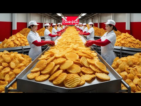 How Chick-Fil-A Waffle Fries Are Made