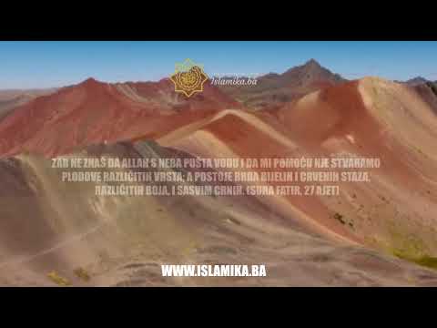 Zar ne znaš da Allah s neba pušta vodu... (27. ajet sure Fatir - Stvoritelj)