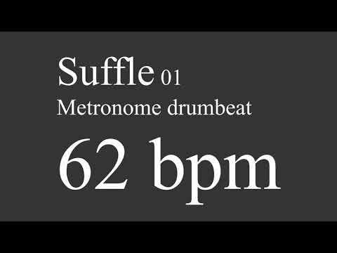 62 bpm suffle drumbeat metronome 01