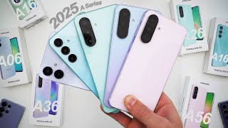 Every 2025 Samsung A Series Phone Compared! A06 vs A16 vs A26 vs A36 vs A56