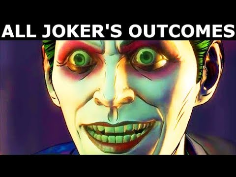 All Joker's Endings & All Final Outcomes - BATMAN Season 2 The Enemy Within Episode 5: Same Stitch