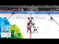 Ice Hockey - Men's Preliminaries - Norway vs USA | Lillehammer 2016 Youth Olympic Games