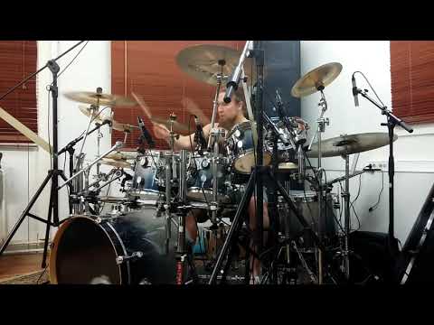 Auerkallio recording drums for Ultimatium pt.2