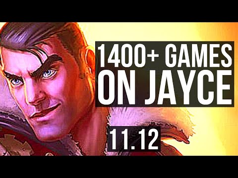JAYCE vs MALPHITE (TOP) | 7/0/5, 2.0M mastery, 1400+ games, Godlike | KR Master | v11.12