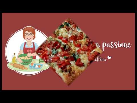PIZZA RIANATA TRAPANESE- ricetta facile tipica trapanese- pizza siciliana๐๐
