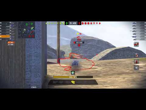 Wot Blitz- SU-100M1 5 kills 3.2k Ace Mastery Badge