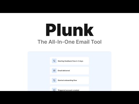 Getting started with Plunk