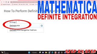 ✅  How To Perform Definite Integration In Mathematica 🔴