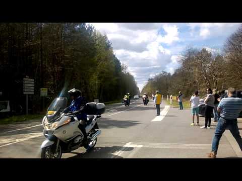 Tour du Loir et Cher, passage devant le site.