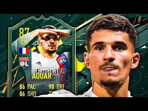 FREEZE AOUAR IS BACK! 😍 87 WINTER WILDCARD AOUAR PLAYER REVIEW! - FIFA 22 Ultimate Team