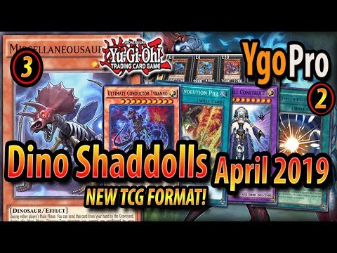 Miscellaneousaurus at 3!? DINO SHADDOLLS | NEW TCG FORMAT! (April 2019)