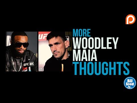 BJJ Scout: Further thoughts on Woodley v Maia (Woodley's Clinch+GnP)