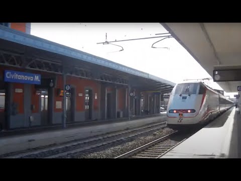 Intercity 608 e Frecciabianca 8801 a Civitanova Marche