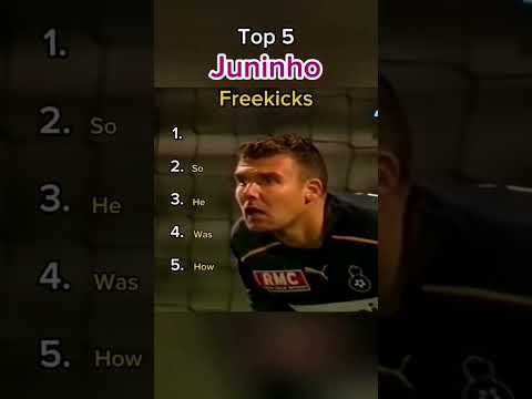 top 5 juninho freekicks in football 54!