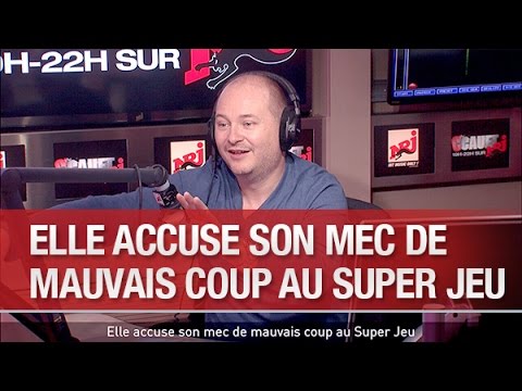 She accuses her boyfriend of playing bad tricks at the Super Game - C’Cauet on NRJ
