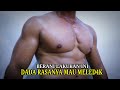 Latihan Full otot dada dengan super set, cuma menggunakan dengan dumbbel dan push up