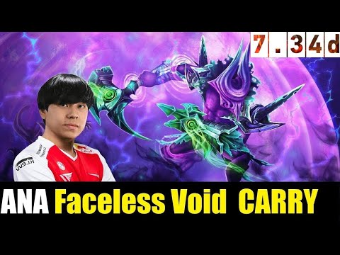 ANA PLAYING Faceless Void  CARRY 7.34D - DOTA 2 HIGHEST MMR MATCH #dota2   #dota2gameplay