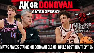Buzelis Speaks on Donovan… Bulls Facing HUGE Decision | Most Realistic Draft Options For Bulls