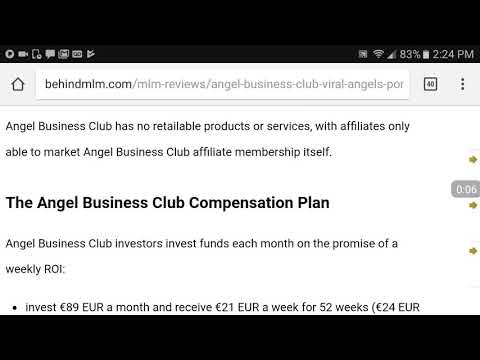 The Angel Business Club - Viral Angels Reboot. WARNING STAY AWAY!