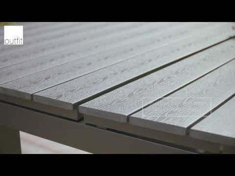 Förlängningsbart Utebord Outfit 160/210/260x95 cm