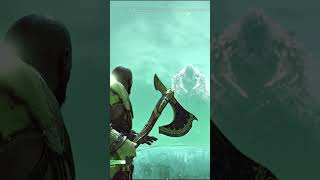 Kratos messes with Giant Bird in Helheim 🥶🥶 | Hræsvelgr #godofwar #shorts #kratos