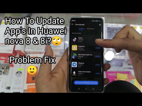 How To Update Apps In Huawei nova 8 & 8i | Hindi | Problem Fix