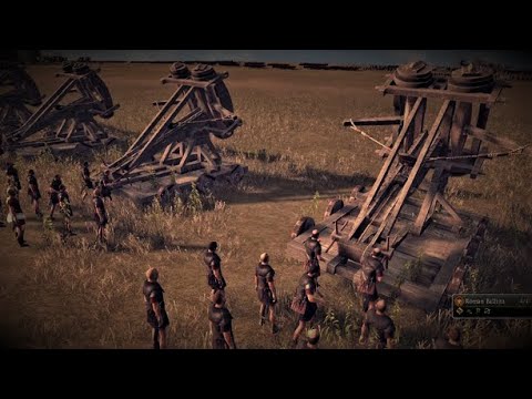 TOTAL WAR ROME 2 / Massive Artillery Battle / Artillery Totaly Destroyes City