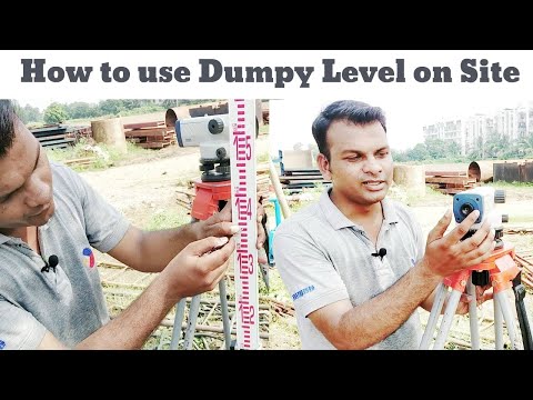 How to use dumpy level Dumpy level Auto level surveying in civil engineering