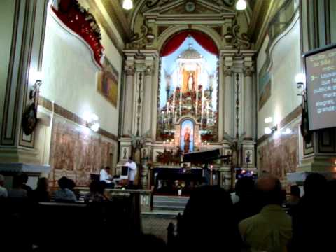 Ricardo Frutuoso Cantando o Salmo na Matriz Basílica Senhor Bom Jesus de Iguape